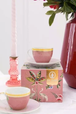La Majorelle Set/2 Espresso Tassen & Untertassen Rosa