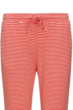 Lange Hose Little Sumo Stripe Koralle