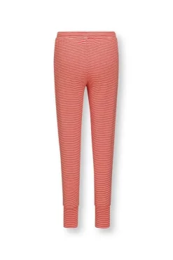 Lange Hose Little Sumo Stripe Koralle