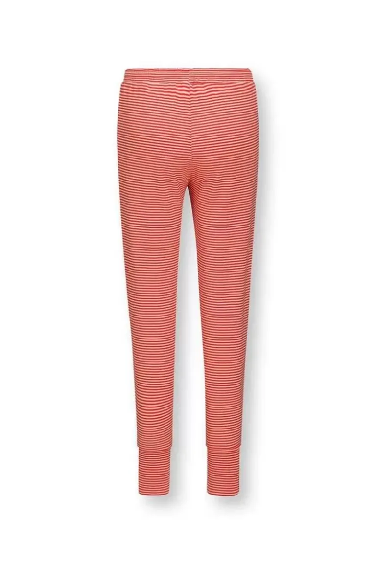 Lange Hose Little Sumo Stripe Koralle