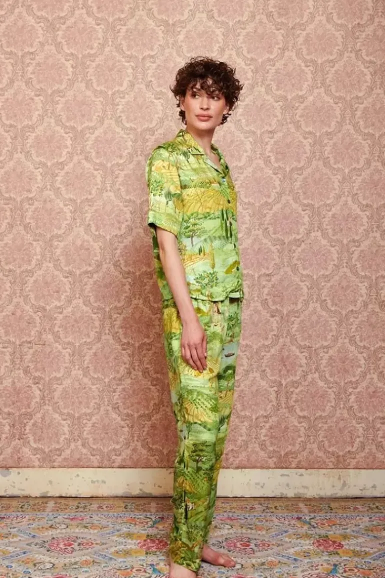 Lange Hose Toscana Grun