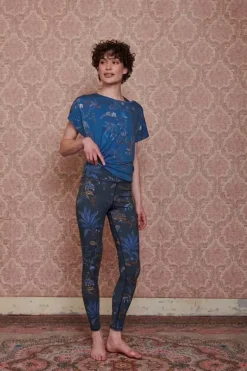 Lange Sportleggings Isola Dunkel