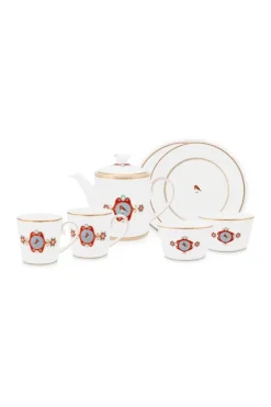 Love Birds Fruhstuck Set/7 Weis