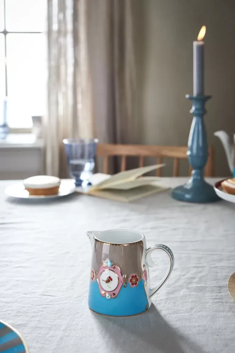 Love Birds Kanne Klein Blau/Khaki