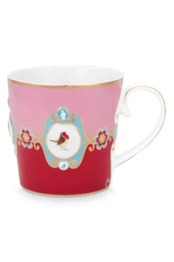 Love Birds Tasse Gross Rot/Rosa