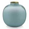 Metall Vase Hell 23 Cm