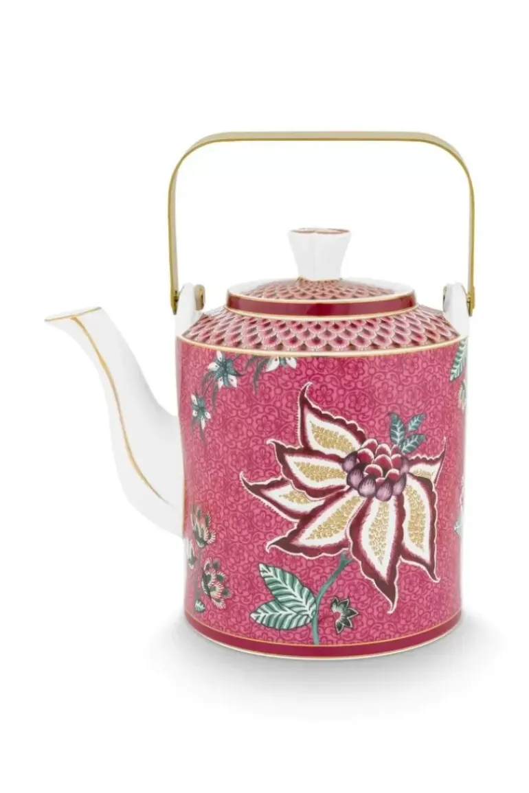 Oriental Flower Festival Teekanne Dunkel Medium