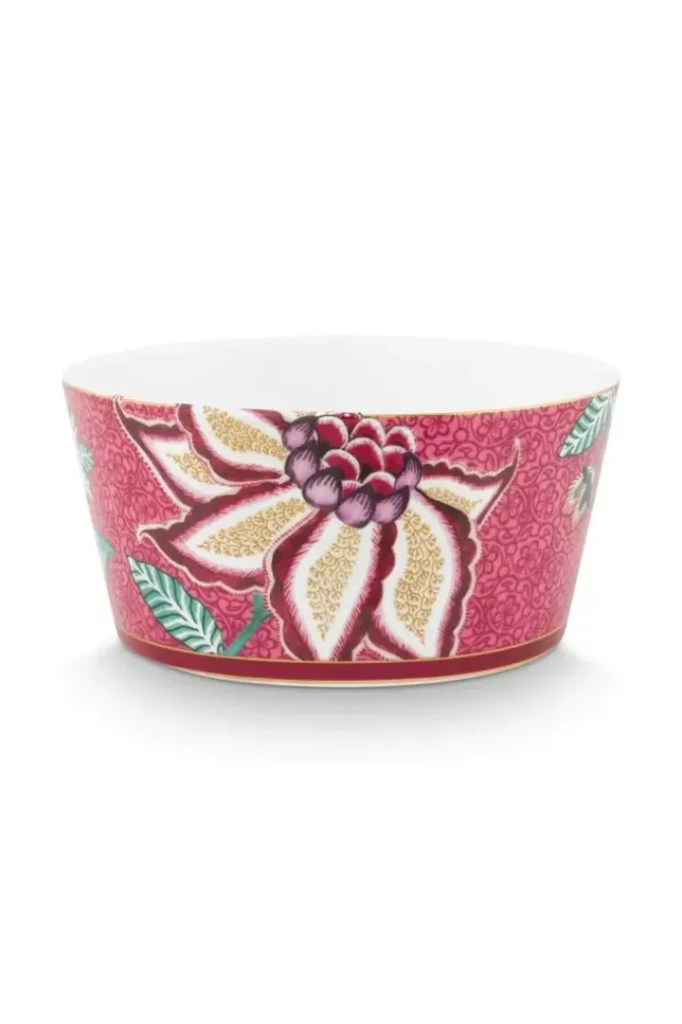 Oriental Flower Festival Set/4 Schalen Dunkel 12Cm