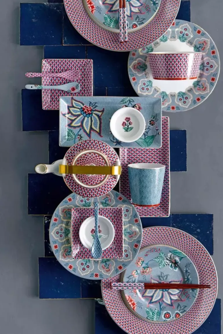 Oriental Flower Festival Set/6 Teeloffel