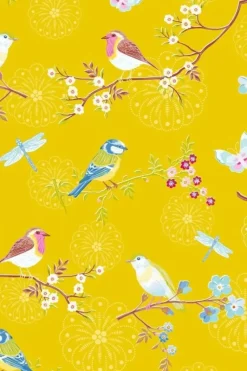 Pip Studio Early Bird Vliestapete Gelb