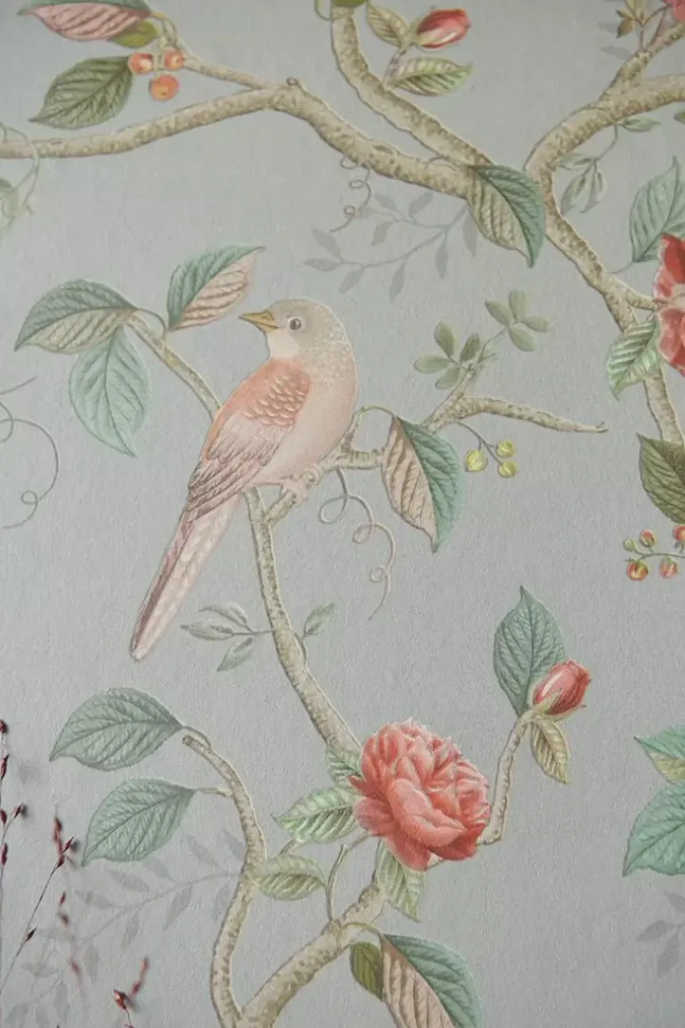 Pip Studio Good Nightingale Vliestapete Hellblau/