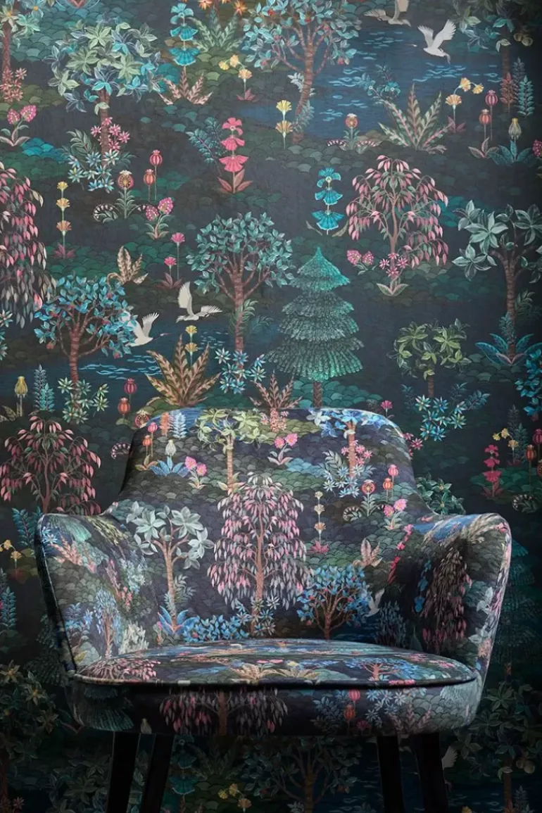 Pip Studio Pip Garden Infinito Wallpower Dunkelblau