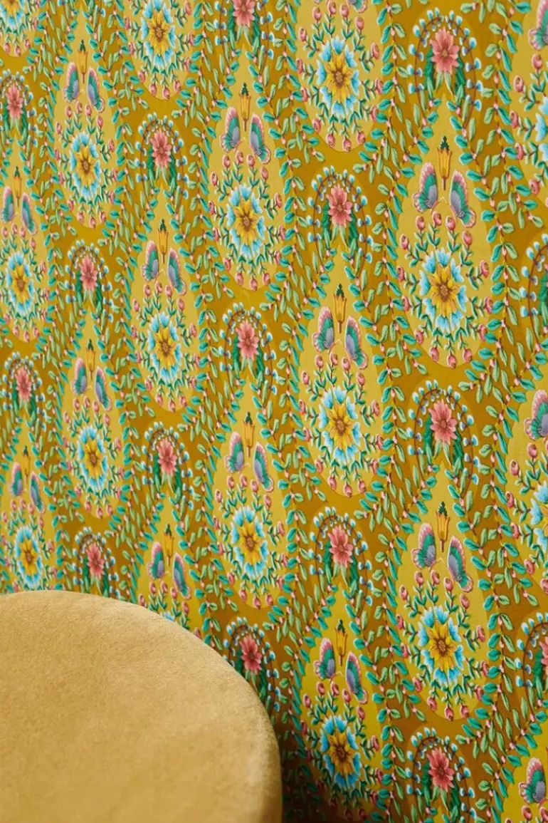 Pip Studio Raindrops Vliestapete /Ocre