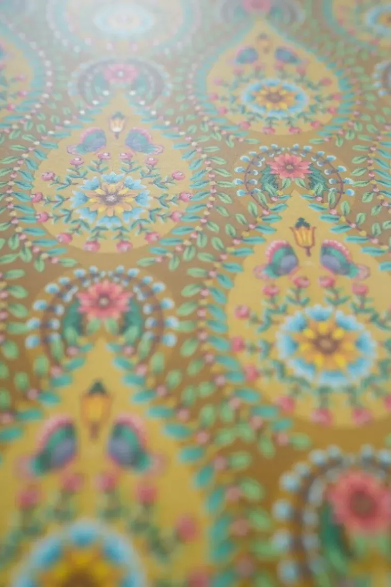Pip Studio Raindrops Vliestapete /Ocre