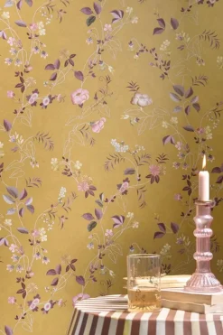 Pip Studio Tokyo Blossom Vliestapete Senf