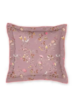Quadratisches Zierkissen Tokyo Blossom Hellrosa
