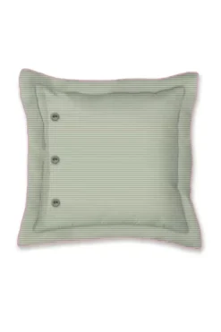 Quadratisches Zierkissen Saluti Grandi Pastell