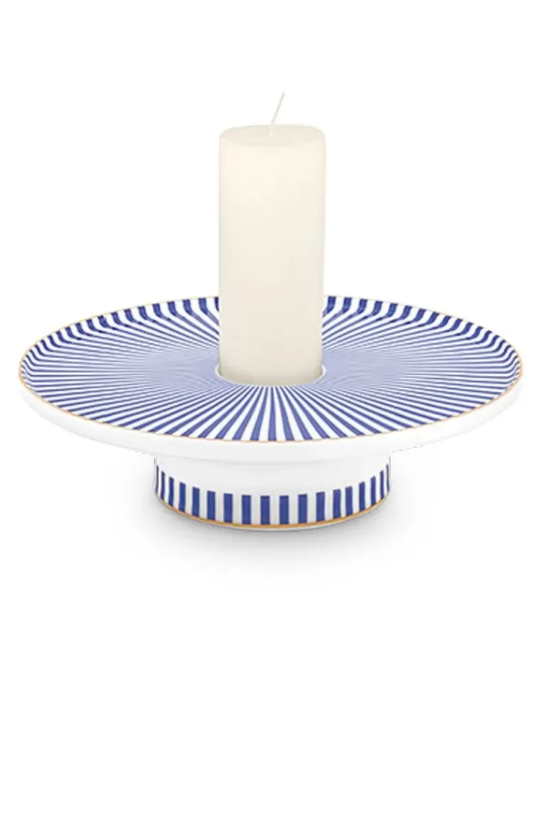 Royal Stripes Kerze Schale 13 Cm