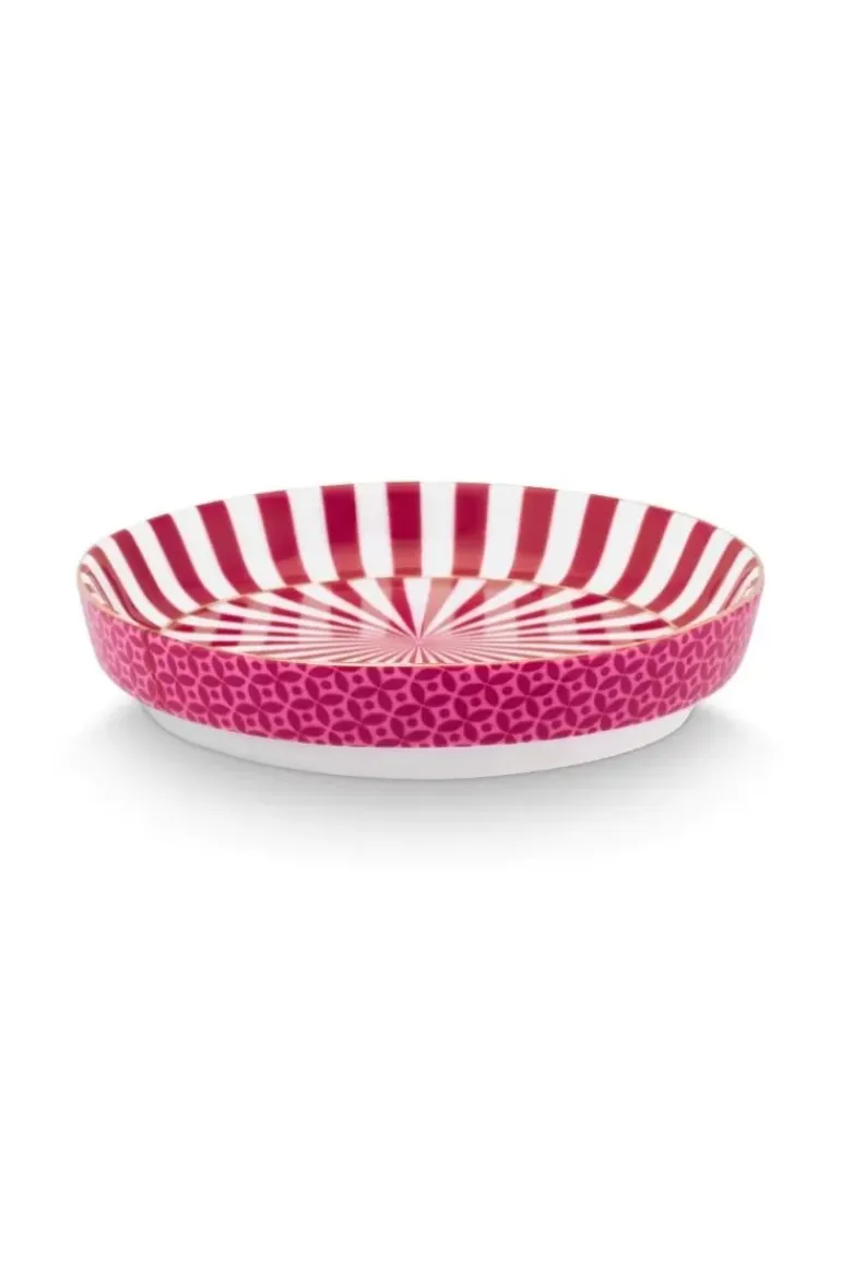 Royal Stripes Tasse & Teebeutelablage Dunkel