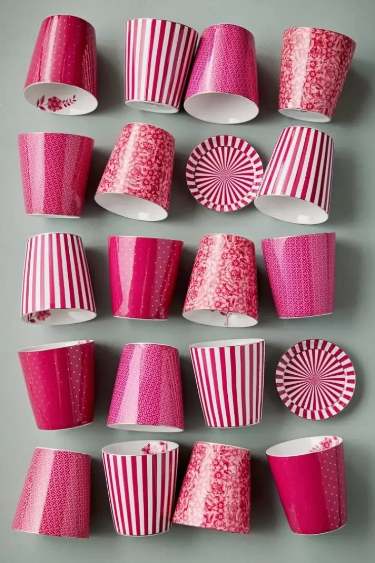 Royal Stripes Tasse & Teebeutelablage Dunkel