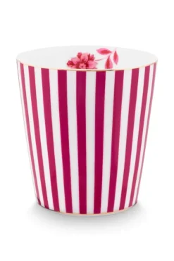 Royal Stripes Tasse & Teebeutelablage Dunkel