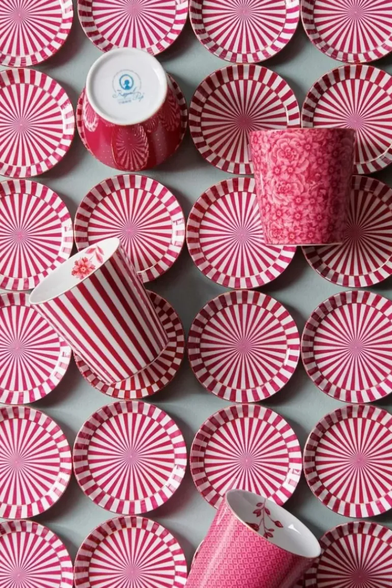 Royal Stripes Tasse & Teebeutelablage Dunkel