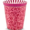 Royal Stripes Tasse Blumen & Teebeutelablage Dunkel