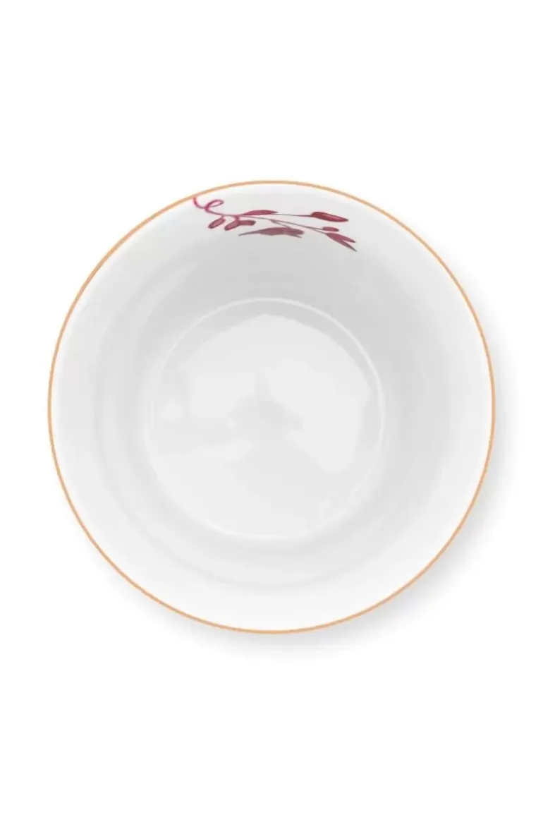Royal Stripes Tasse Blumen & Teebeutelablage Dunkel