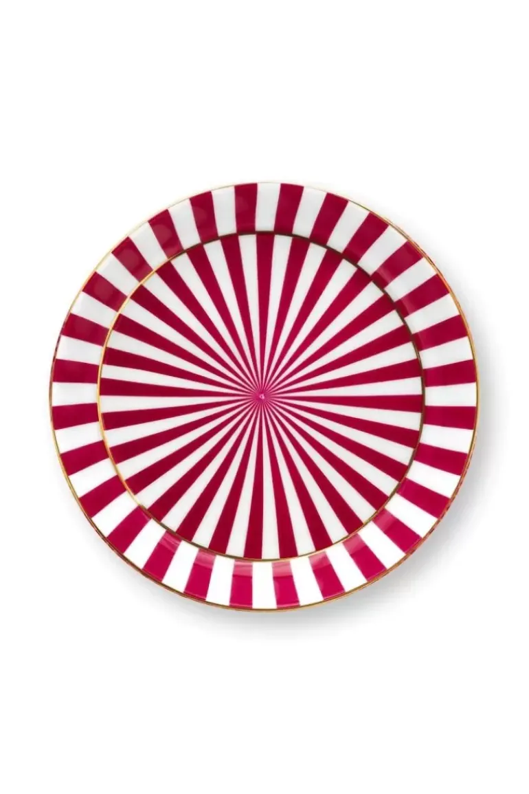 Royal Stripes Tasse Blumen & Teebeutelablage Dunkel