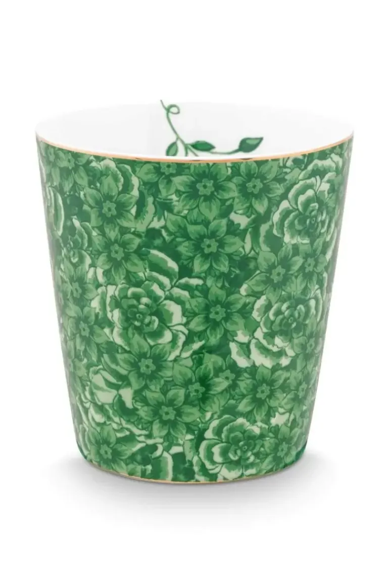 Royal Stripes Tasse Blumen & Teebeutelablage