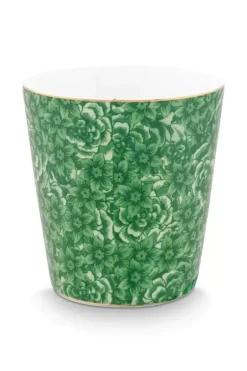 Royal Stripes Tasse Blumen & Teebeutelablage
