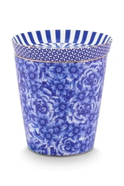 Royal Stripes Tasse Blumen & Teebeutelablage