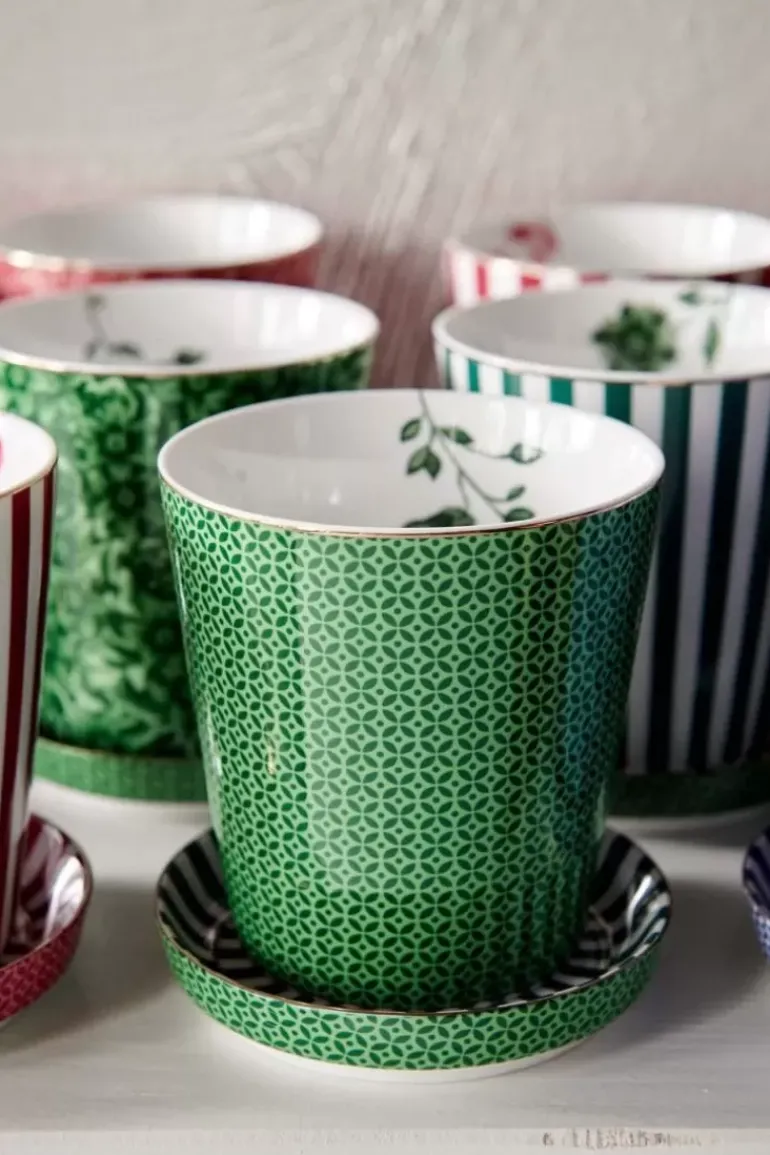 Royal Stripes Tasse Fliesen & Teebeutelablage Grun