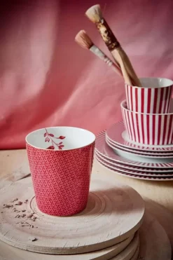 Royal Stripes Tasse Fliesen Dunkel