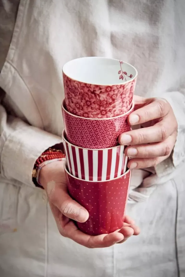 Royal Stripes Tasse Punkte Dunkel