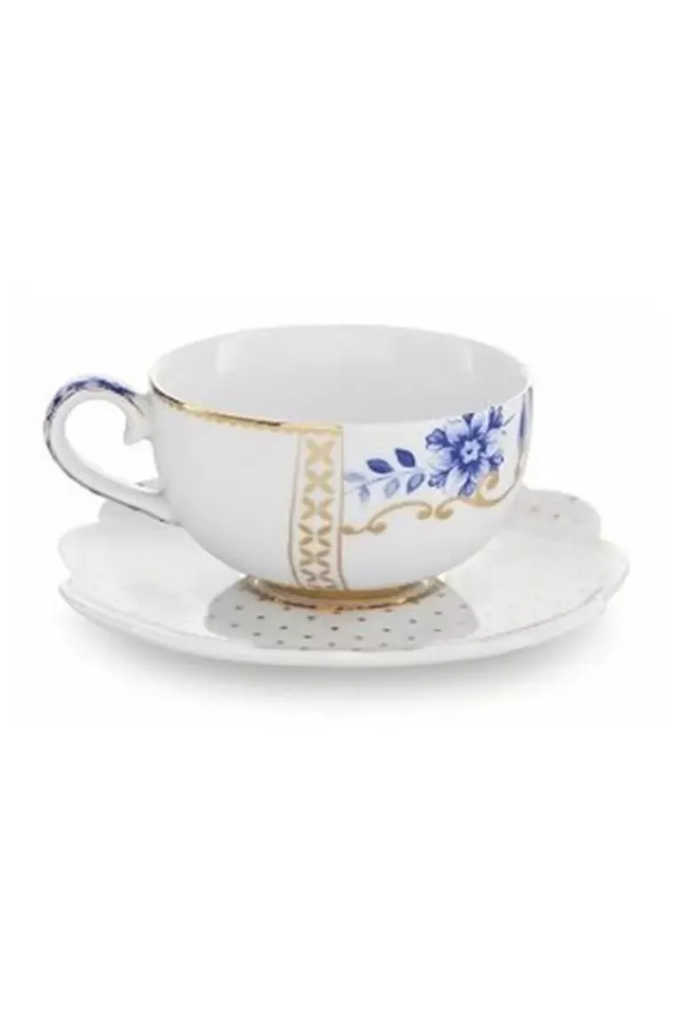 Royal White Espresso Tasse & Untertasse