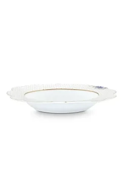 Royal White Suppenteller Golden Dots 23,5 Cm