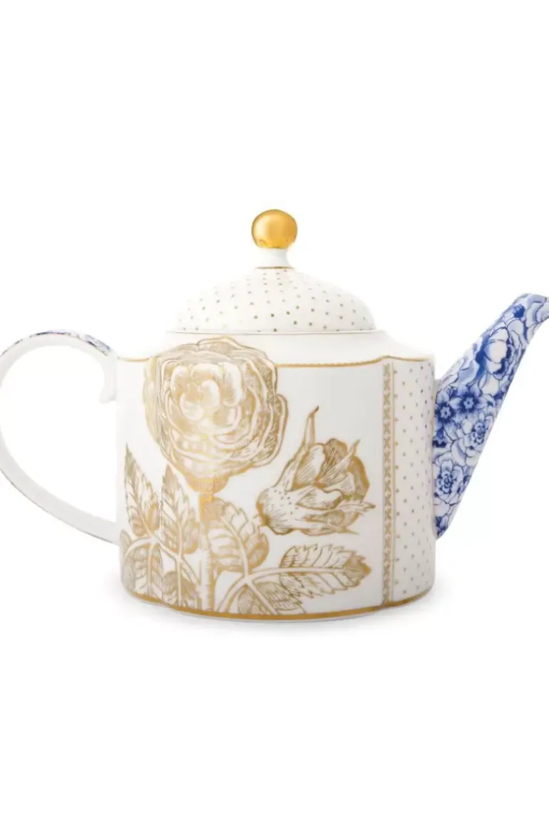 Royal White Teekanne Gross