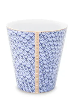 Royal Yerseke Tasse Blau Welle