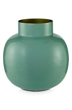 Runde Metall Vase 25 Cm