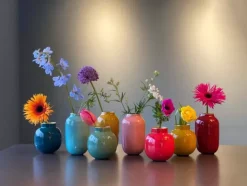 Runde Mini Vase 10 Cm