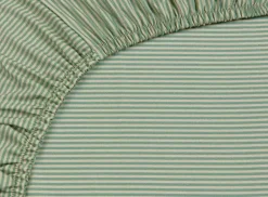 Spannbettlaken Duo Stripe Khaki