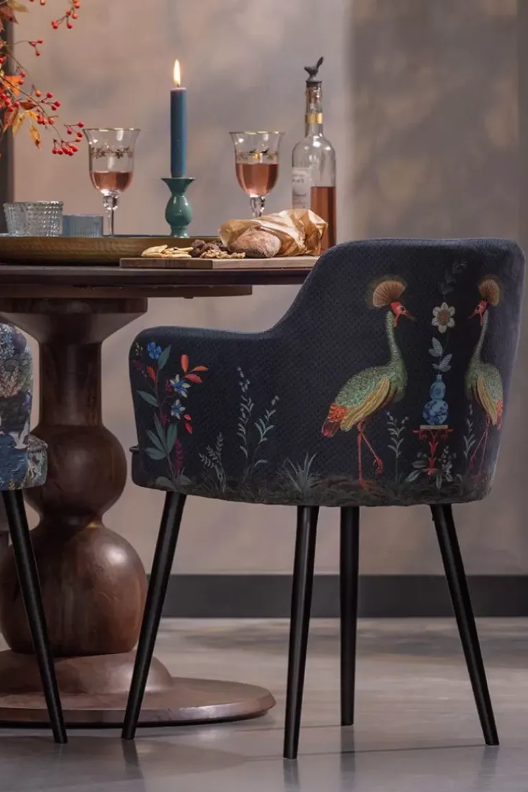 Stuhl Flirting Birds Blau