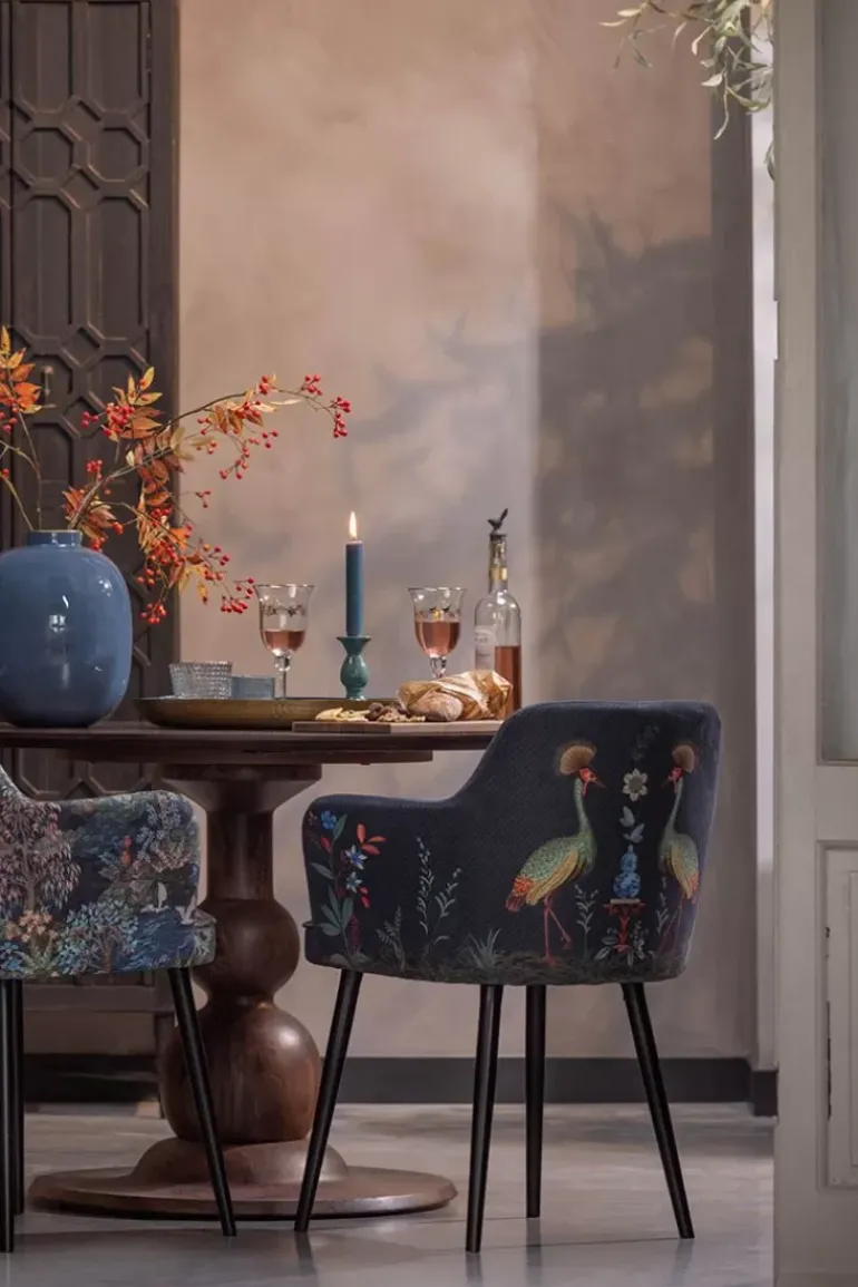 Stuhl Flirting Birds Blau