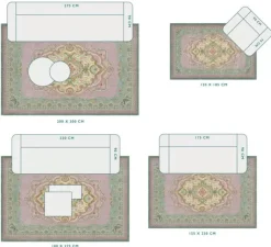 Teppich Majorelle By Pip Lila/Grun
