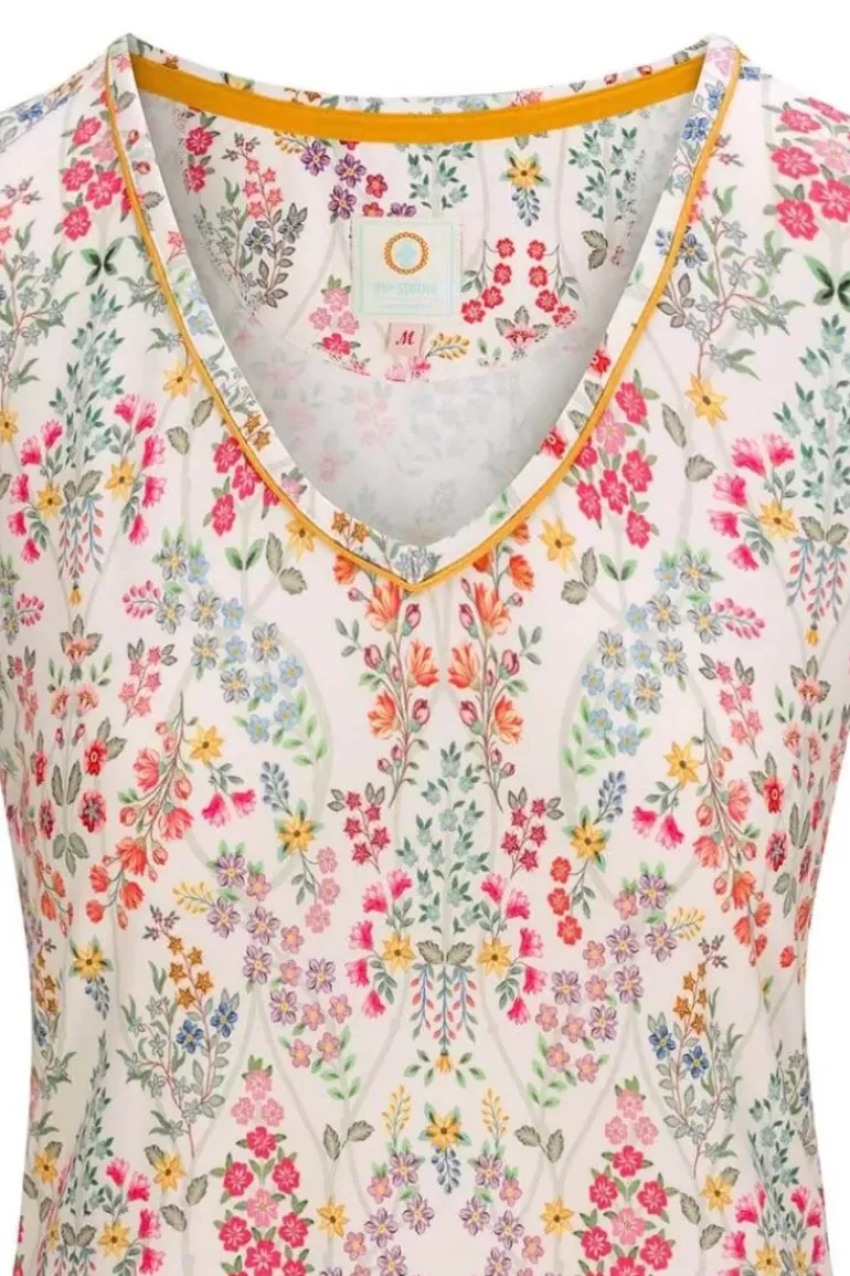 Top Kurze Armel Primavera Weis
