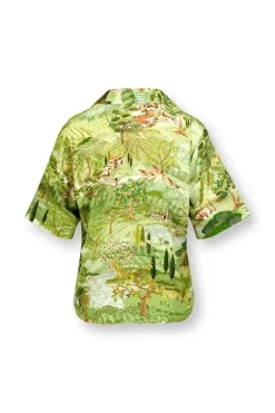 Top Kurze Armel Toscana Grun