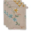 Waschlappen Set/3 Les Fleurs 16X22 Cm