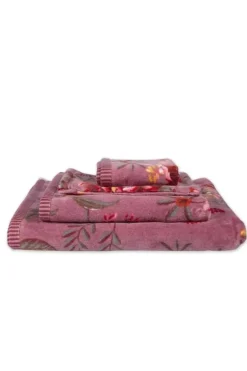 Waschlappen Set/3 Secret Garden Mauve 16X22Cm