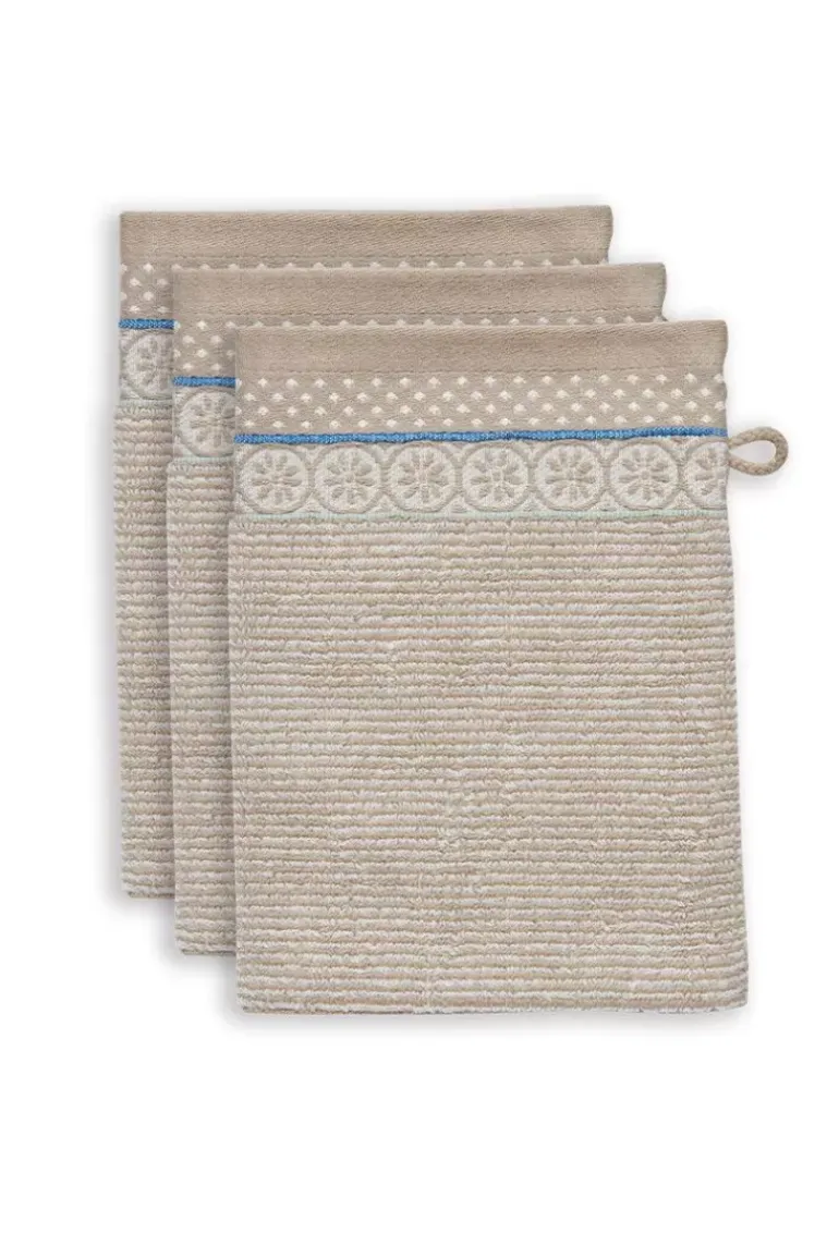 Waschlappen Set/3 Soft Zellige 16X22 Cm